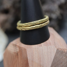 Charger l'image dans la galerie, Bague Laiton épaisse .: Brindille n°4