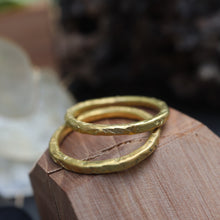 Charger l'image dans la galerie, Bague Laiton épaisse .: Brindille n°4