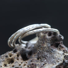 Charger l'image dans la galerie, Trois Bagues Argent Fine .: Reflets n°2