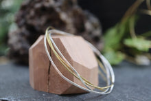 Charger l'image dans la galerie, Duo de Bracelets joncs Fins .: Etreinte n°2